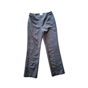 Le Suit pants business black stripes Sz 6